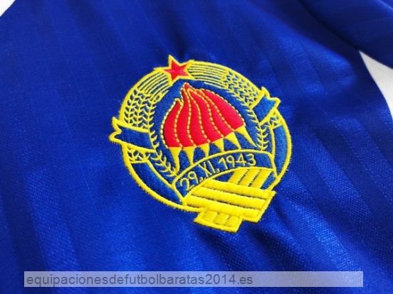 Nuevo 1ª Camiseta Yugoslavia Retro 1990 Azul Baratas